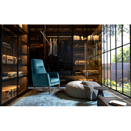 Butaca Serenity fabricada por Tapicerías Navarro, de venta en Siextta Concept Design, Gijón - Asturias.