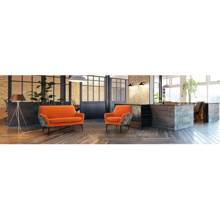 Monza ofrece un diseño de curvas suaves y una combinación de comodidad y estilo, ideal para contract.  Venta en Siextta Gijón.
