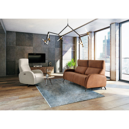 Sillón Madison relax giratorio o con pata fija. De venta en Siextta Concept Design, Gijón - Asturias.