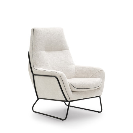 Catania, butaca fija marca Tapicerías Navarro. Siextta Concept Design, Gijón - Asturias.