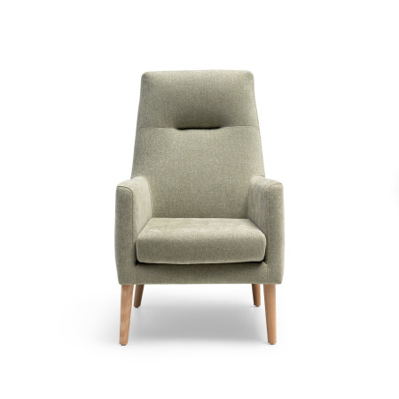 Butaca Serenity fabricada por Tapicerías Navarro, de venta en Siextta Concept Design, Gijón - Asturias.