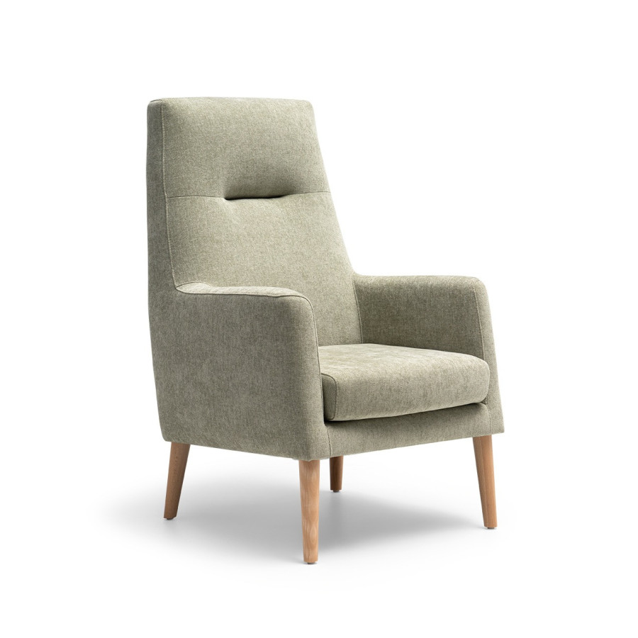 Butaca Serenity fabricada por Tapicerías Navarro, de venta en Siextta Concept Design, Gijón - Asturias.